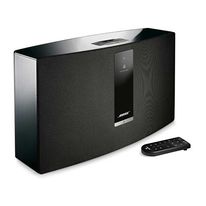 Parlante inalámbrico Bose Sistema SoundTouch 30, pantalla OLED, incluye control remoto, botones de preselección, conexión bluetooth y wifi, negro