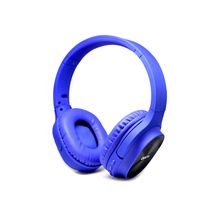 Audífono Bluetooth On ear BT-9981 función manos libres, FM, conexión Aux-in, puerto Micro SD, Azul
