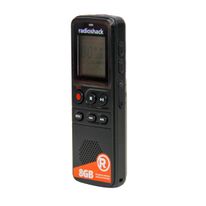 Grabadora de voz 8gb de memoria interna, funciona con pilas alacalinas - tiempo de grabación: hasta 48 horas