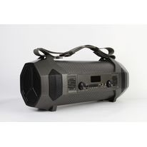Parlante bluetooth portátil con función Karaoke, Subwoofer, entrada de micrófono y guitarra