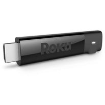 Convertidor a Smart TV Roku Streaming Stick Plus, Reproductor Streaming Portátil UHD y 4K, Con control remoto para TV, Conexión Sin Cables