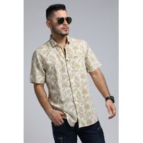 CAMISA HOJAS MANGA CORTA