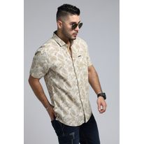 CAMISA HOJAS MANGA CORTA