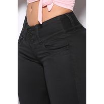 Jean Tiro Medio Con Ribete Y Bota Refilada Kalendar