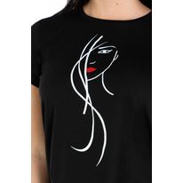 CAMISETA ESTAMPADA ROSTRO S&G