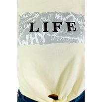 Camiseta Estampada "Life"