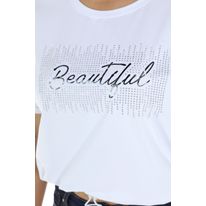Camiseta Estampada "Beautiful"