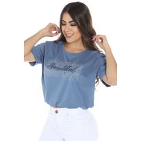 Camiseta Estampada "Beautiful"