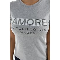 Camiseta Estampada "Amore"