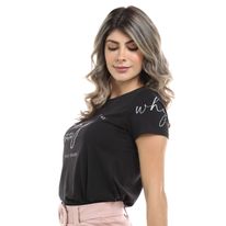 CAMISETA ESTAMPADA CON DESTELLOS