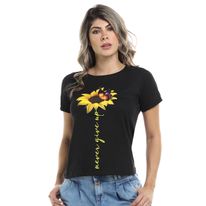 CAMISETA ESTAMPADA "NEVER GIVE UP"