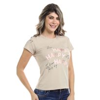 CAMISETA ESTAMPADA "HAPPY"