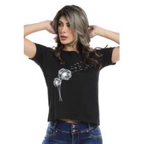 CAMISETA ESTMAPADA "DIENTE DE LEÓN"
