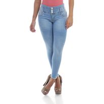 JEAN TIRO MEDIO-ALTO BOTA AJUSTADA