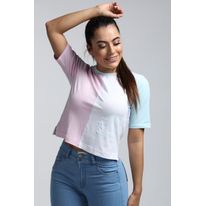 CAMISETA MODA FEMENINA EN BLOQUES