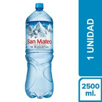 Agua San Mateo Sin Gas Bot 2.5 Lt