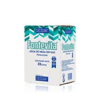 Agua de Mesa Fontevita sin gas 20lts. Caja con dispensador