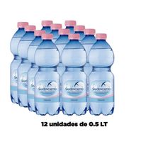 Pack X 6 Agua Sin Gas Pet San Benedetto 0.5 Lt