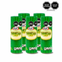 Pack Queso Parmesano Rallado Kraft 85Grx  5Und