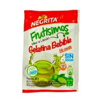 Gelatina Bebible Frutisimos Limón con Stevia Sobre 20 gr