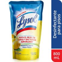 Desinfectante para Pisos Antibacterial Lysol Doypack 800 ml