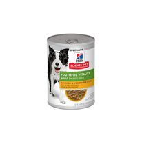 Hill's Science Diet Alimento humedo Youthfull Vitality Perro Senior (7+) Vitalidad juvenil Receta Pollo y Estofado de vegetales 354g