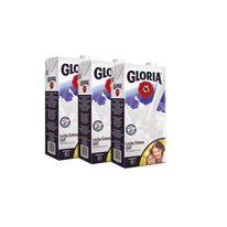 Leche Gloria UHT Entera Tripack Caja 1L c/u