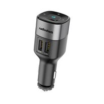 Cargador y Receptor de audio Bluetooth con 2 puertos USB para auto