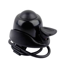 Timbre para scooter/bicicleta color negro, se ajusta a los manubrios gracias a sus anillos de goma, aleación de aluminio, dimensiones: 35 x 34 mm