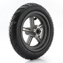 Rueda trasera con llanta inflable de 8.5" ideal para scooter Xiaomi M365, color negro, aleación de aluminio y caucho, peso 1.47 kg