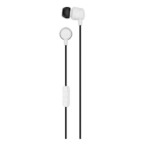 Audífono In ear con micrófono JIB PILL cable plug 3.5mm, almohadillas de silicona, Blanco