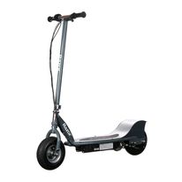 Scooter eléctrico Razor E300, color gris, autonomía 40 min (uso continuo), vel máx. 24 km/h, tolerancia 100kg, llantas 10" inflables, 250W, peso 20 kg