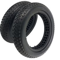 Llanta sólida negra de 8.5" con diseño espiga para scooter Xiaomi