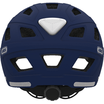 Casco Hyban Core talla M/L color azul, con visera extraíble, luz trasera led, ventilación y acolchado extraíble y lavable, tamaño de cabeza: 56-61 cm