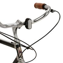 Luz Radiant 50 para bicicleta color blanco, 2 modos de funcionamiento, se puede montar de manera vertical u horizontal, 50 lúmenes, 180° visibilidad