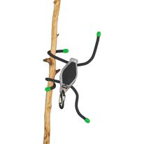 Micro luz led Buglit color negro/verde, luz blanca, cuatro funciones, totalmente flexible, alcance de luz de hasta 50 pies, 6 lúmenes