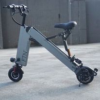 Scooter eléctrico plegable FTN A2 PRO color silver, vel. máx 30 km/h, autonomía 30-40 km, llantas 8", tolerancia 100 kg, 350W, tiempo carga 4-6 horas