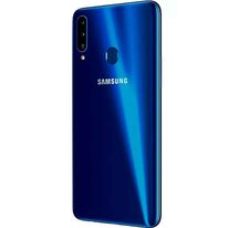 Galaxy A20S, color negro, cámara triple, cámara principal 13MP, 32GB de memoria, 3GB de RAM, batería de 4,000 mAh con carga rápida, pantalla de 6.5"