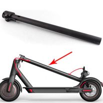 Poste plegable de repuesto para scooter eléctrico Xiaomi M365, acero inoxidable, color negro, 658x40x60 mm, fácil de instalar sin perforaciones