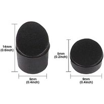 Set de tapones de goma para tornillos de tapabarro posterior para scooter eléctrico Xiaomi M365, paquete x 3 unidades, color negro