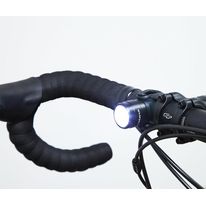 Luces Bolt combo led, luz frontal blanca y posterior roja con carcasa de aluminio CNC negro, 5 modos de luz, soporte universal de goma, recargable USB