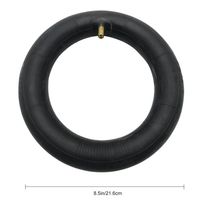 Cámara de llanta para scooter de 8.5", ideal para scooter Xiaomi M365, caucho resistente con válvula Schrader estándar, fácil bombo de aire y manejo