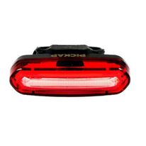 Luz posterior roja Blade, 100 lúmenes, 4 modos, correa de gel, batería de litio, carga vía USB, ligero, a prueba de agua, ángulo 120°