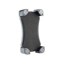 Portacelular ajustable negro para bicicleta, scooter o moto, con brazo ajustable, expandible y robusto, soporte ajustable a cualquier equipo celular