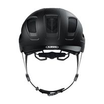 Casco Hyban 2.0 Velvet Black talla L, carcasa rígida ABS, luz led grande, 5 entradas, 8 salidas de aire, rueda de ajuste, tamaño de cabeza (56-61 cm)