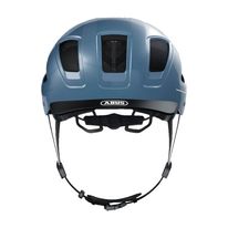 Casco Hyban 2.0 Glacier Blue talla L, carcasa rígida ABS, luz led grande, 5 entradas y 8 salidas de aire, rueda de ajuste, tamaño de cabeza (56-61 cm)
