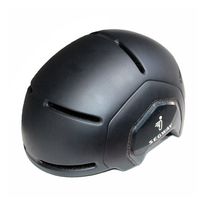 Casco Ninebot by Segway color negro talla L, ajustable, carcasa de policarbonato, forro de poliestireno, acolchado extraíble, CE/CPSC, tamaño 59-62cm