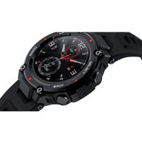 Smartwatch Amazfit T-Rex, 12 certificaciones militares, duración de la batería de 20 días, pantalla amoled de 1.3", sumergible a 5 atm, gps, negro