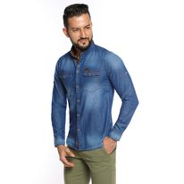 Camisa Denim Con Bolsillo Astroboy