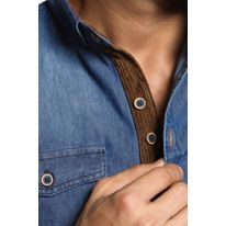 Camisa Denim Con Bolsillo Astroboy